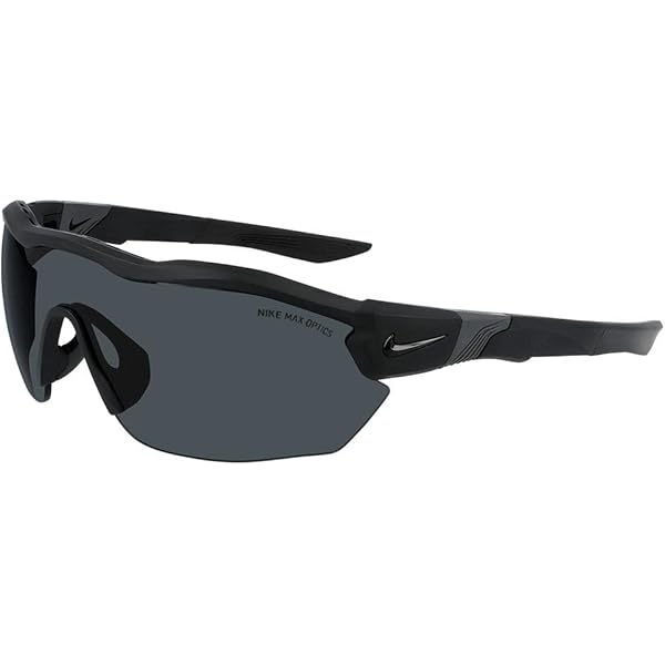 Amazon.com: Nike Show X3 Rectangular Sunglasses, Matte Black